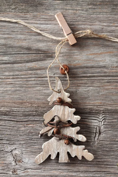 Albero di Natale in legno — Foto Stock