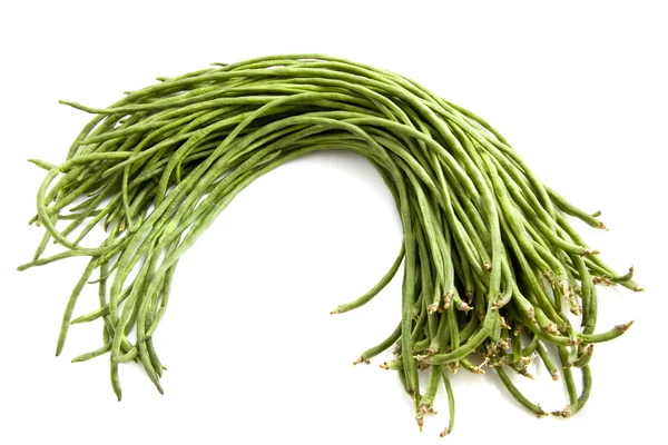 Dlouhé zelené fazolky — Stock fotografie