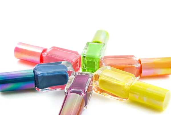 Esmalte de uñas colorido — Foto de Stock