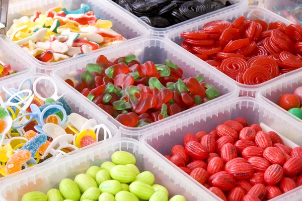 Süßigkeiten auf dem Markt — Stockfoto