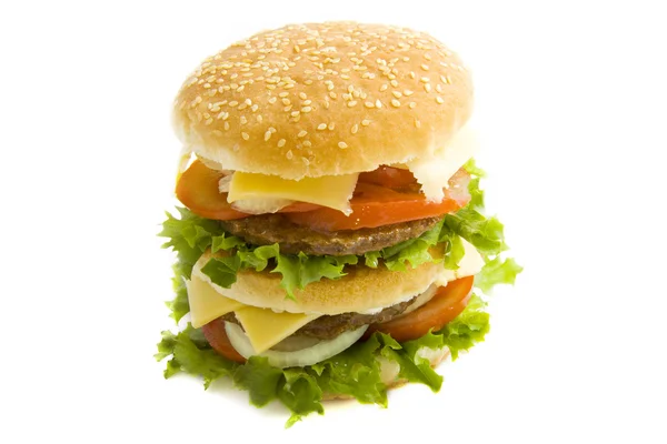 Close up hamburger — Stock Photo, Image