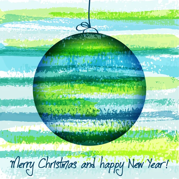 Boule de Noël couleur — Image vectorielle