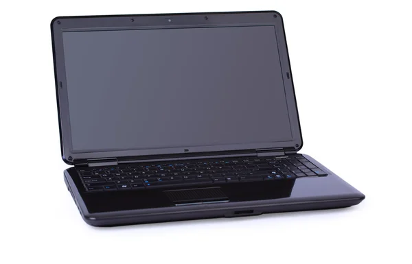 Laptop modern izolat pe fundal alb — Fotografie, imagine de stoc