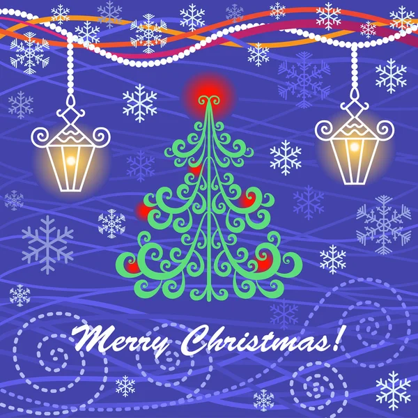 Abstract christmas background Vector Graphics