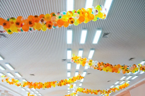 Decoration ceiling of the hall — Stock Photo, Image