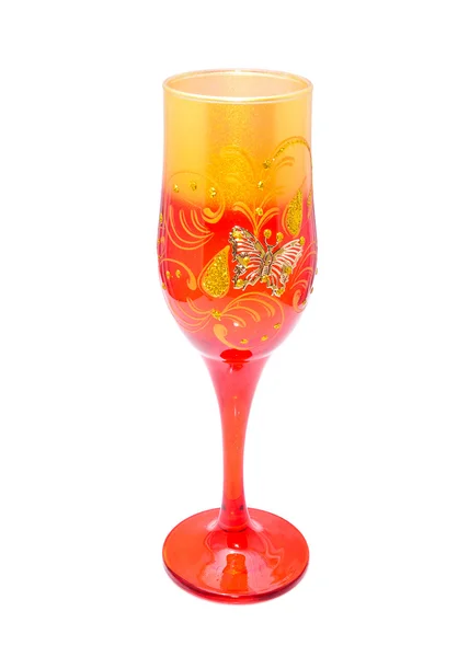 Red wine glass — Stock Photo, Image