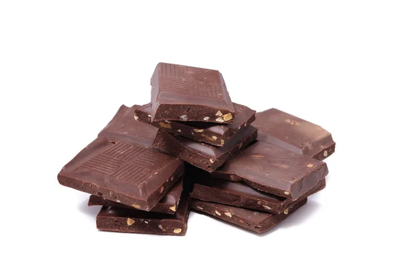 stock image Pieces of tile chocolates