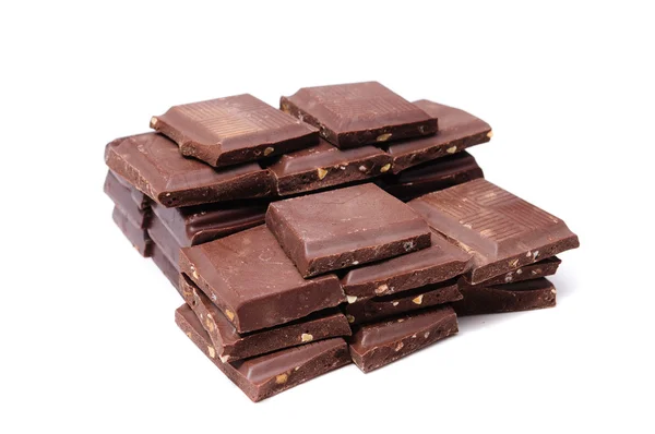 stock image Pieces of tile chocolates