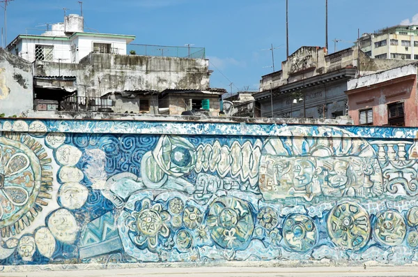 Wandmalereien aus Havanna — Stockfoto