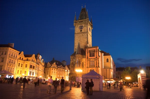Old town square, prague — Stock Photo, Image