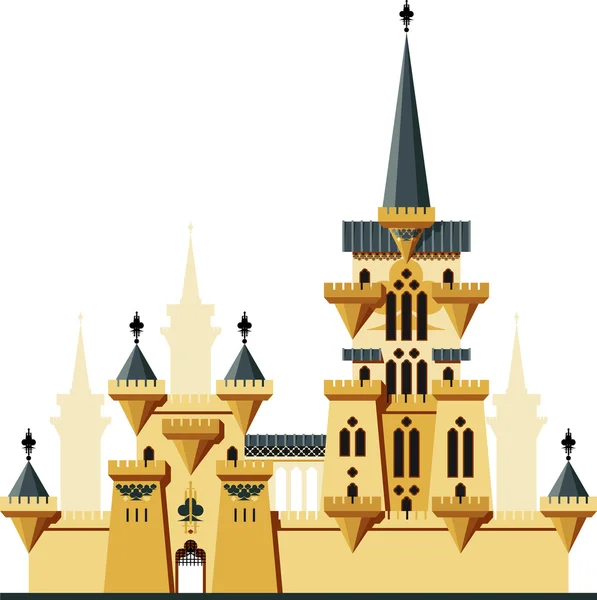 城堡王国 trefle — 图库矢量图片