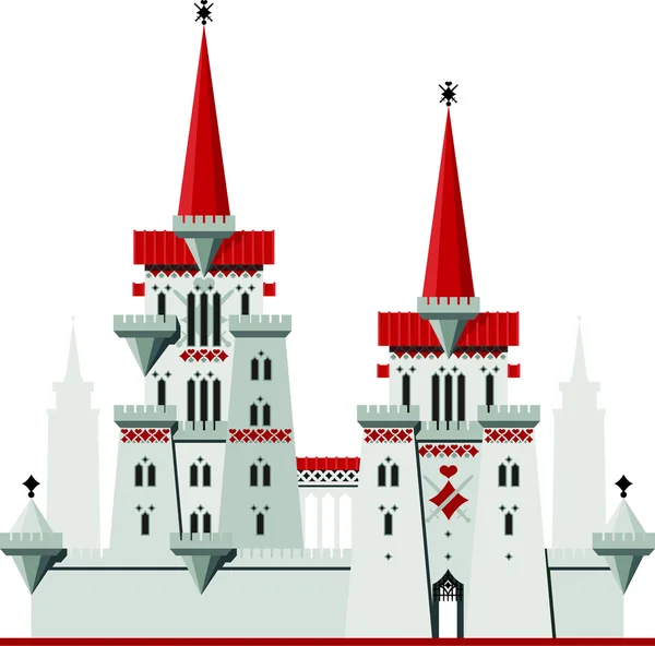 Castello Regno Diamante — Vettoriale Stock