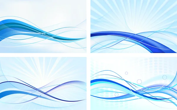 Abstract background set — Stock Vector