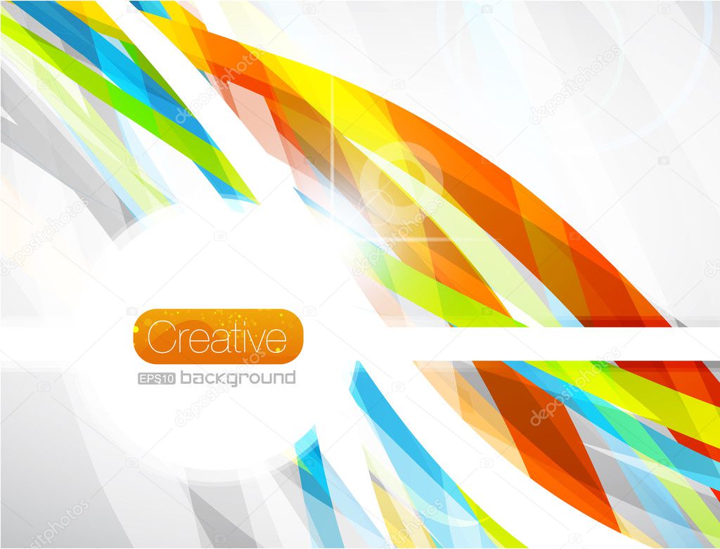 Vector color lines. Abstract background