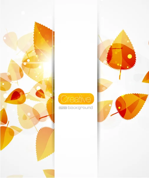 Fall abstract background — Stock Vector