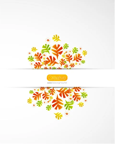 Fall abstract background — Stock Vector