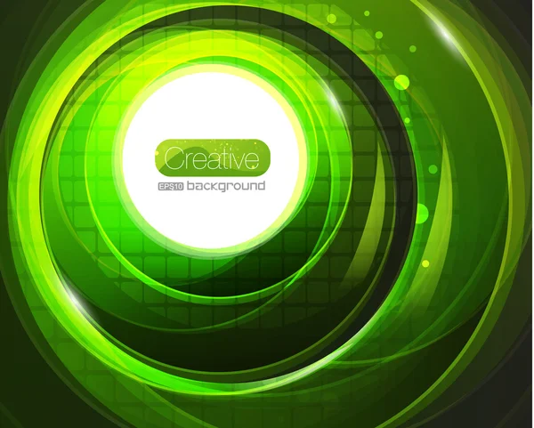 Grüne Strudel abstrakten Hintergrund — Stockfoto