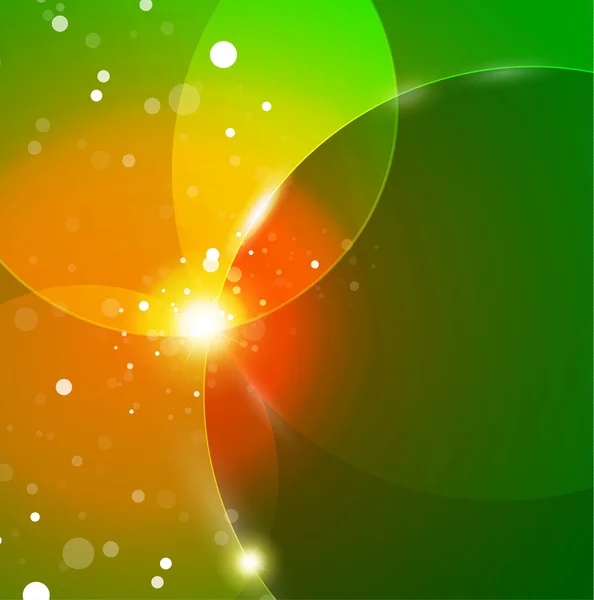 Зеленый блестящий абстрактный фон — стоковый вектор