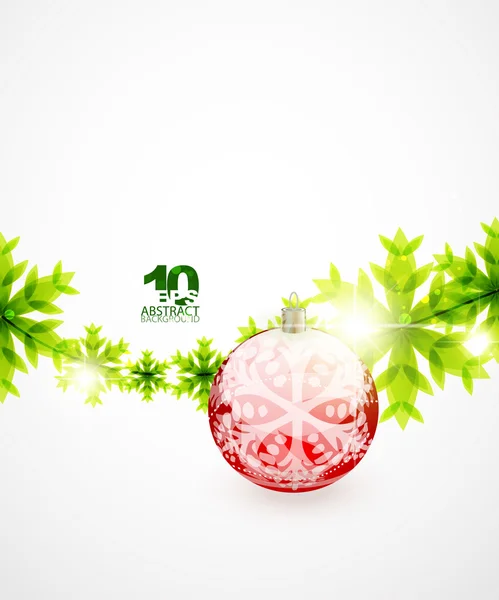 Green Christmas concept — Stock Vector