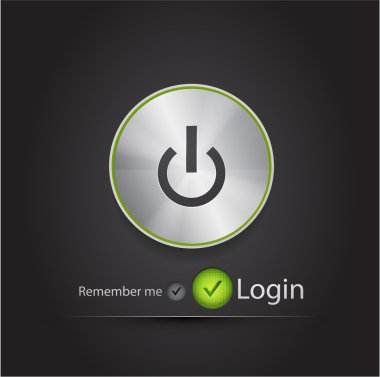 Login black modern vectorn background clipart