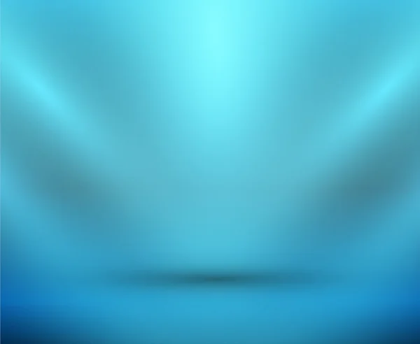 Διάνυσμα κενό δωμάτιο μπλε φως — Διανυσματικό Αρχείο