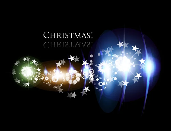 矢量发光圣诞背景 — 图库矢量图片