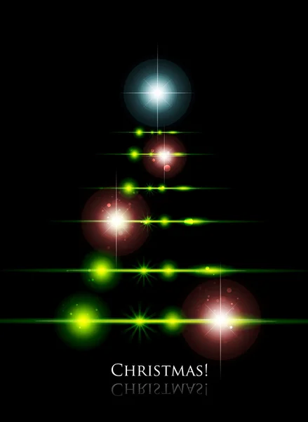 Vecteur lumineux fond de Noël — Image vectorielle