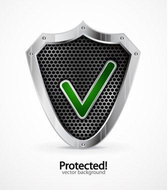 Protected icon clipart