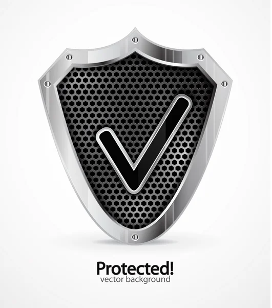 Icono protegido — Vector de stock