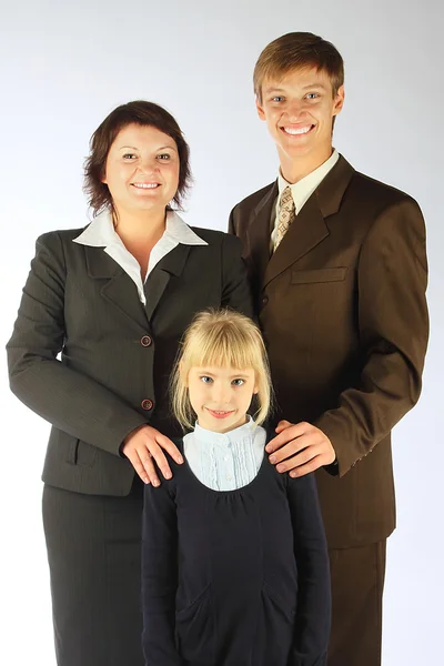 Business familj — Stockfoto