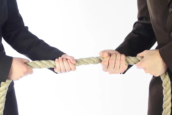 Puxar corda — Fotografia de Stock