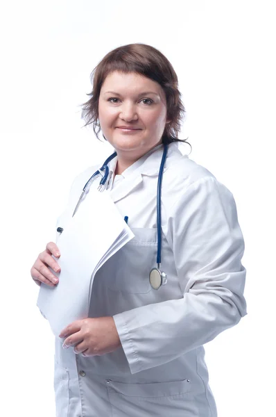 The woman the doctor Stock Photo