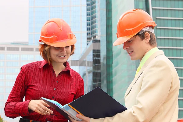 Stock image Business man and the woman