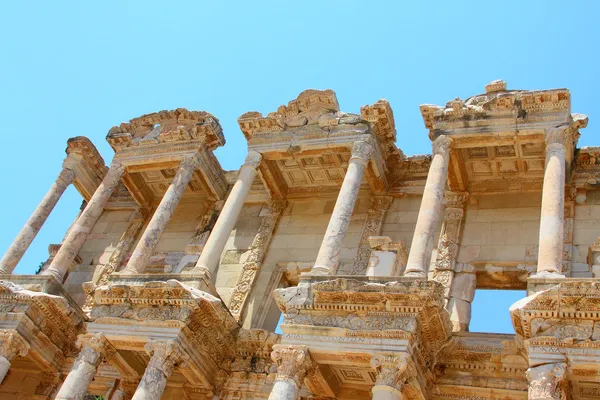 Römische Bibliothek des Celsus — Stockfoto
