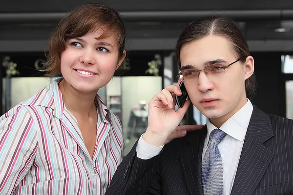 Business man and the woman — Stock Photo, Image