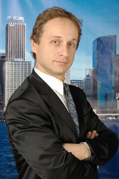 Portret van zakenman — Stockfoto