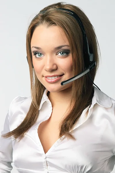 The operator of a support service — Stock Photo, Image
