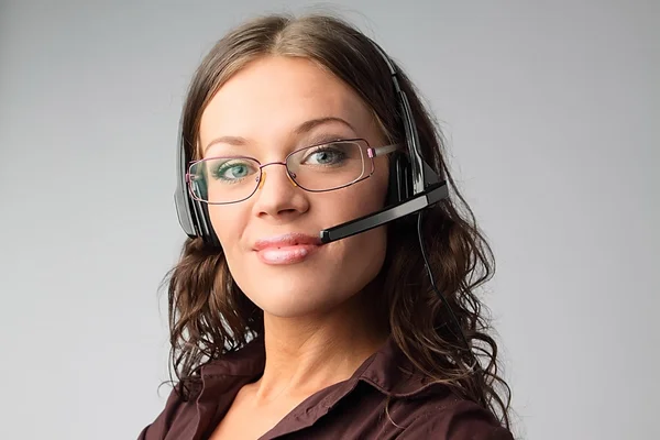 The operator of a support service — Stock Photo, Image