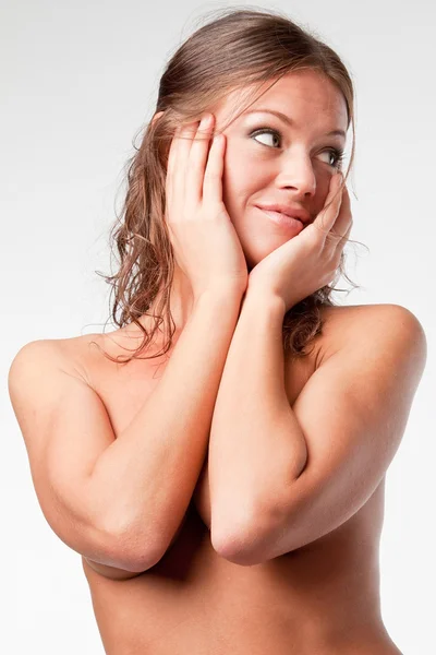 Portrait of the young girl — Stock Photo, Image