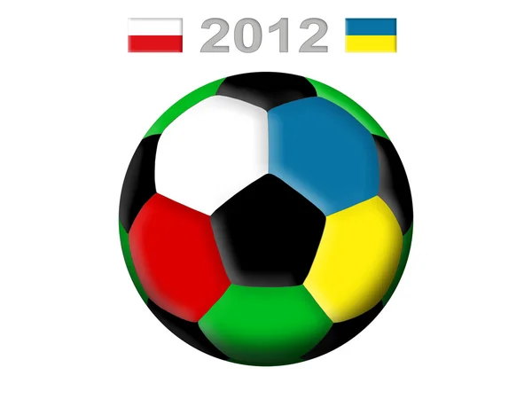 Bola de futebol 2012 — Fotografia de Stock