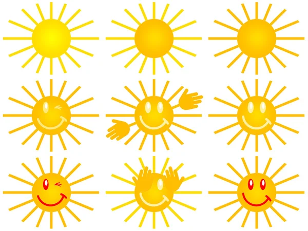 Símbolo do sol — Fotografia de Stock