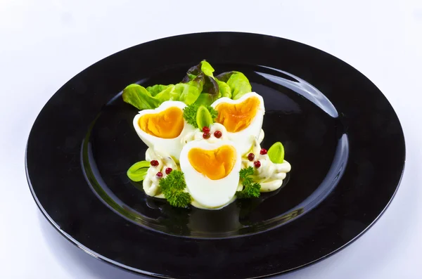 Gotowane jajko — Zdjęcie stockowe
