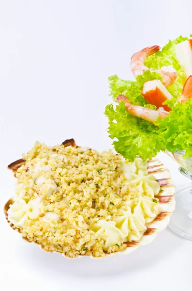 Garnéla saláta — Stock Fotó