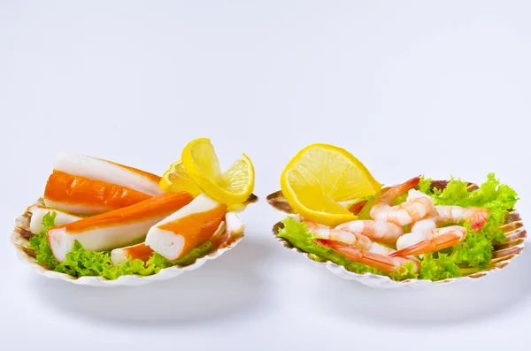 Salada de camarão — Fotografia de Stock