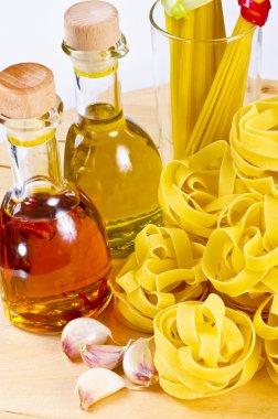 Pappardelle'i ve spagetti