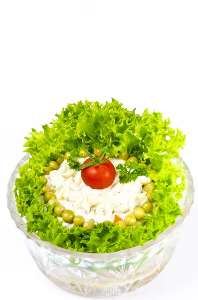 ポーランドのマヨネーズと野菜のサラダ — ストック写真