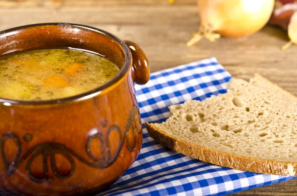 Гороховый суп (польский гроховка) ) — стоковое фото