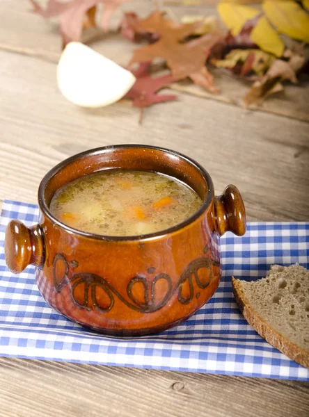 stock image Pea soup (Polish Grochowka)