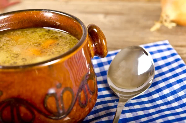 Stock image Pea soup (Polish Grochowka)