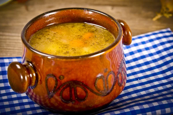 stock image Pea soup (Polish Grochowka)